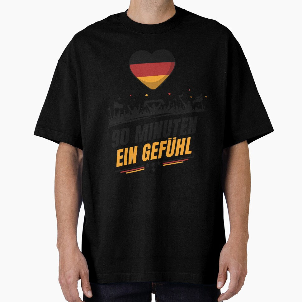 90 Minutes One Feeling Germany Football Fan World Cup Shirt by Jackson2288
