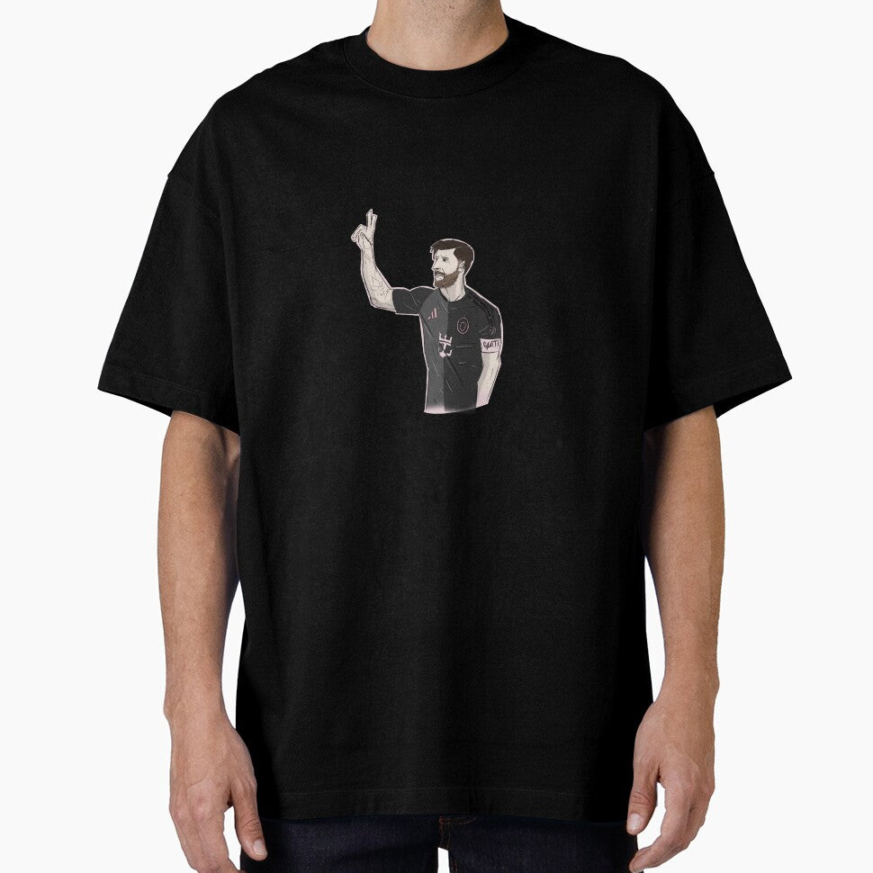 Peace Sign Messi by Jaymdoart