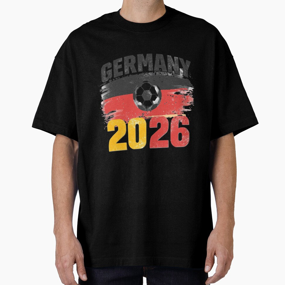 Germany 2026 Soccer Football Vintage Retro Flag by PACS0011