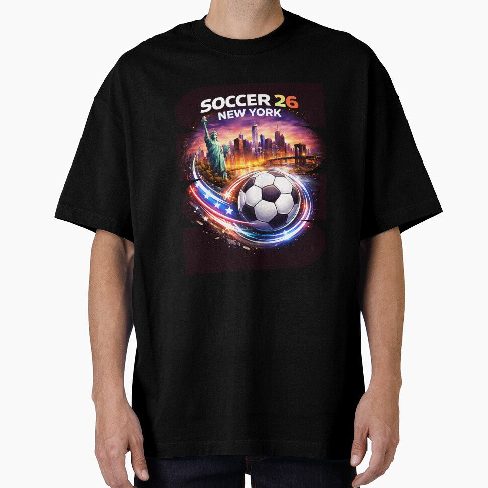 New York Soccer 2026 Shirt, Soccer 26 NYC Fan Tee, New York City Soccer Graphic by MK-Charlie