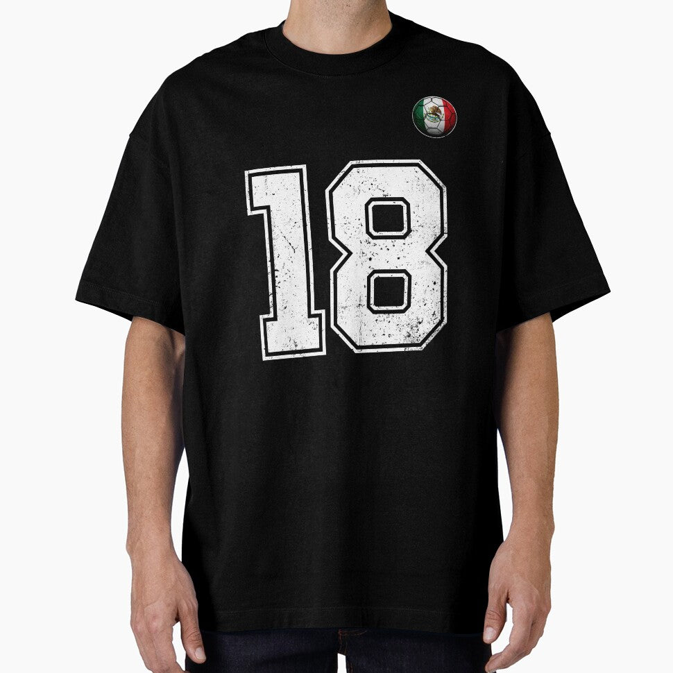 Number 18 Canada Flag Football Fan by BernoNickel