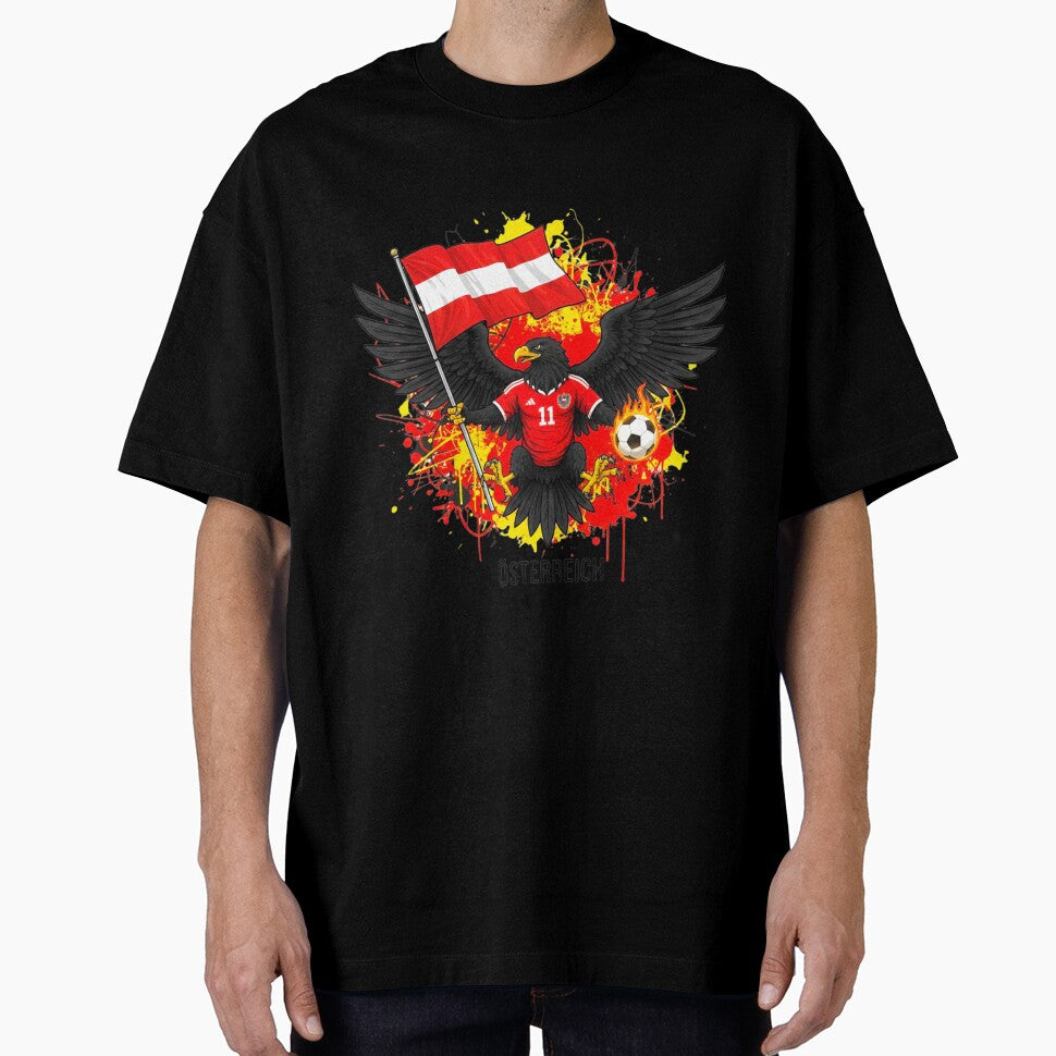 Austria Soccer Eagle world cup 2026 - Österreich Football Fan Art by Inkwell grove