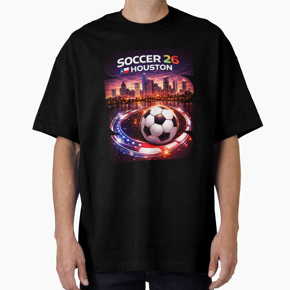 Houston Soccer 2026 Shirt, Soccer 26 Houston TX Fan Tee, Houston Texas Soccer Graphic by MK-Charlie