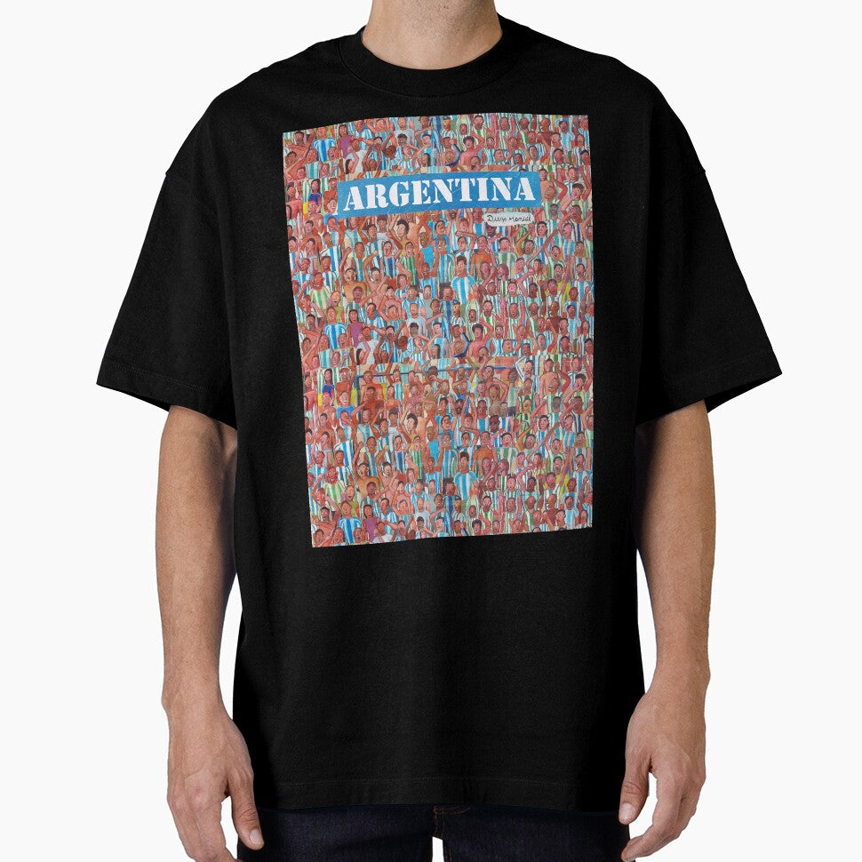 Argentina soccer fans by Diego Manuel Rodriguez