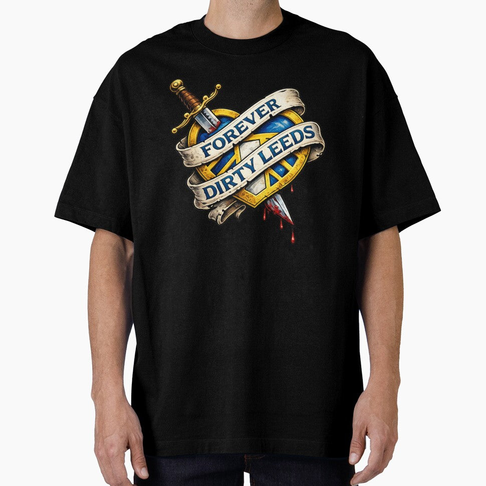 Forever Dirty Leeds – Sword & Crest by terrace-designs