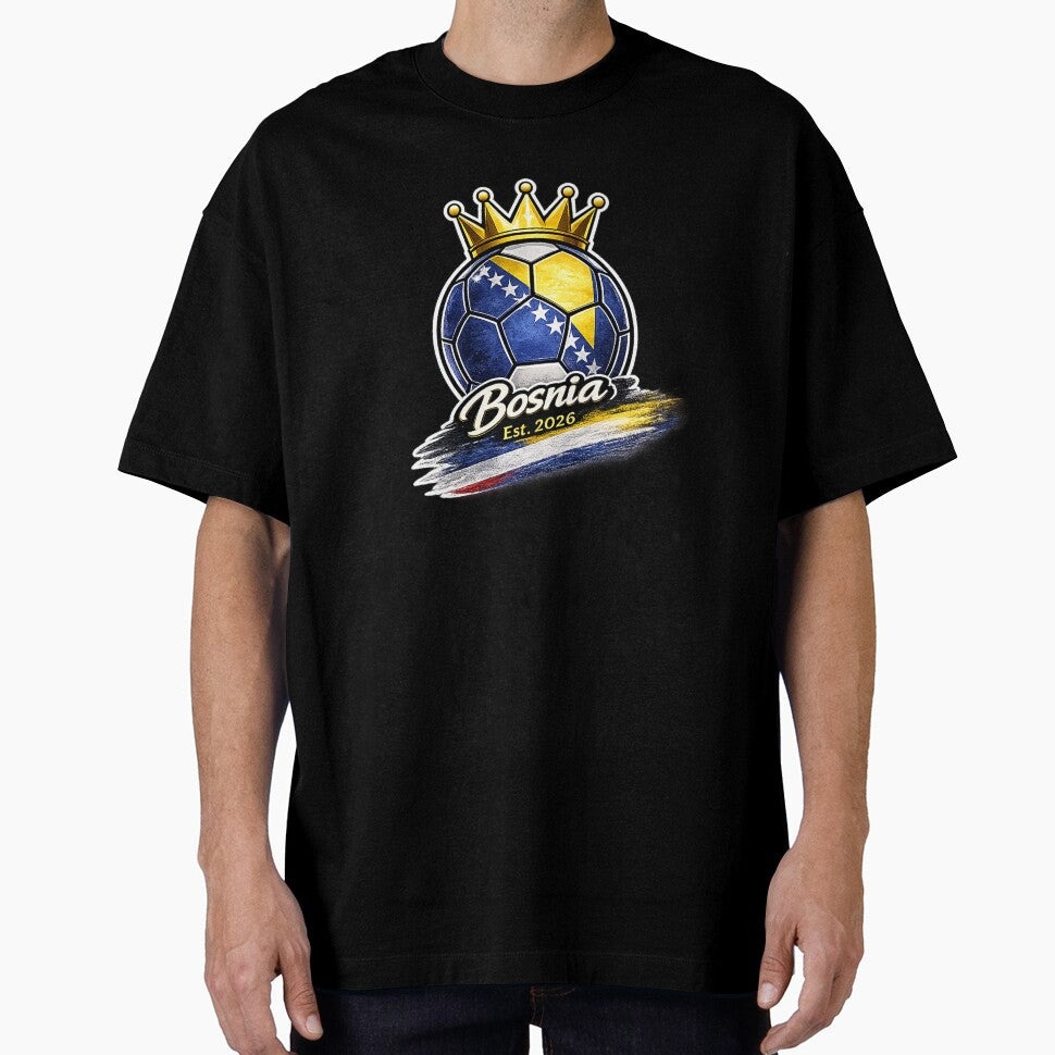 Bosnia 2026 Soccer Fan Funny Bosnia Flag Football by QuiteOrbit