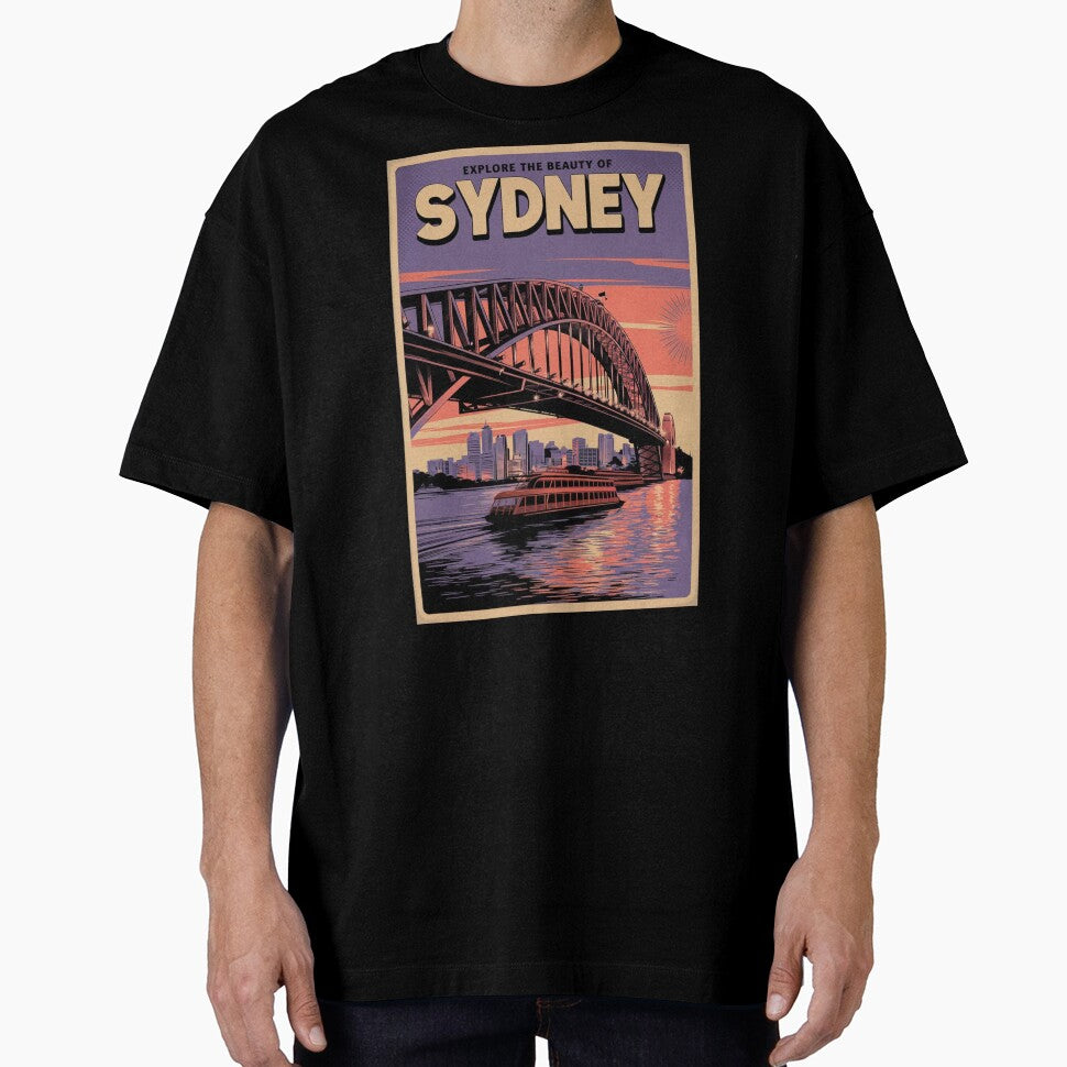 Sydney Vintage Travel Poster by TravelerRat