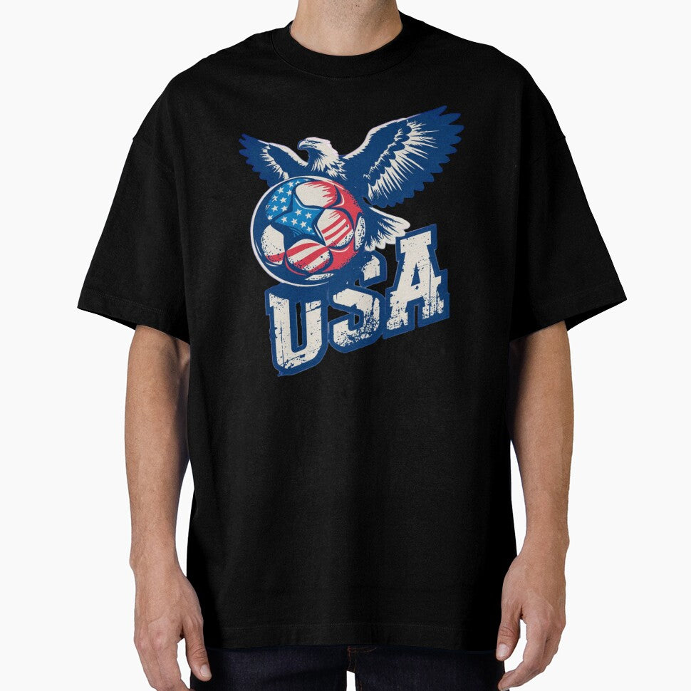 USA Eagle Soccer Stars and Stripes by Valascanza