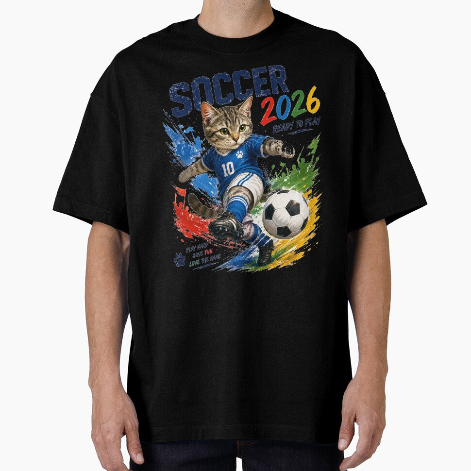 Soccer 2026 Ready to Play Cat by yasmh