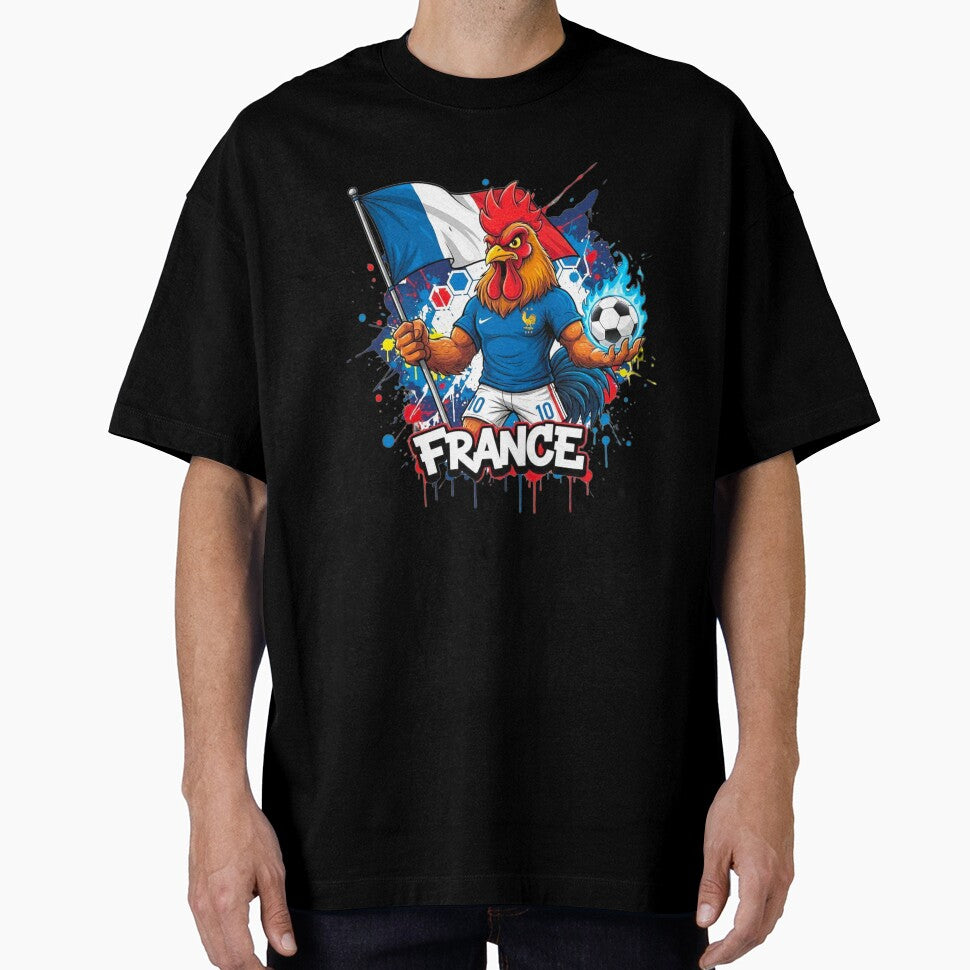 French Football Mascot 2026 - Coq Gaulois Allez Les Bleus by Inkwell grove