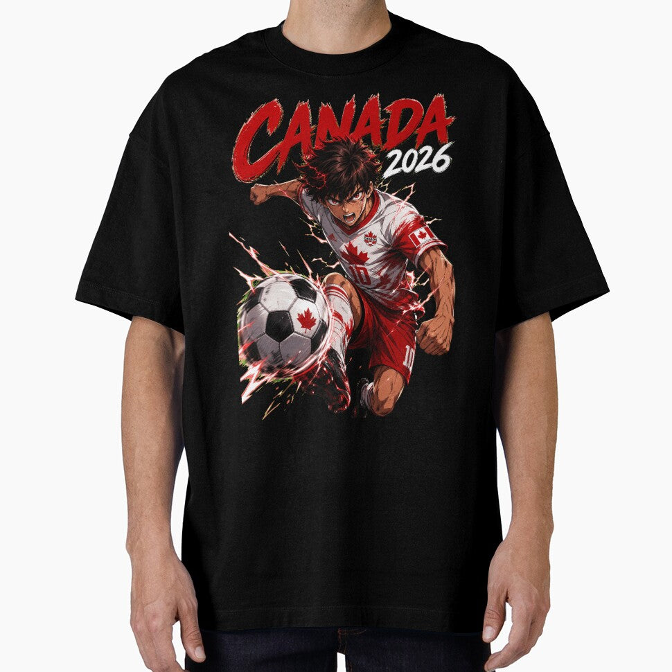Intense Canada Anime Soccer Striker - World Cup 2026 by Senpai Syndicate