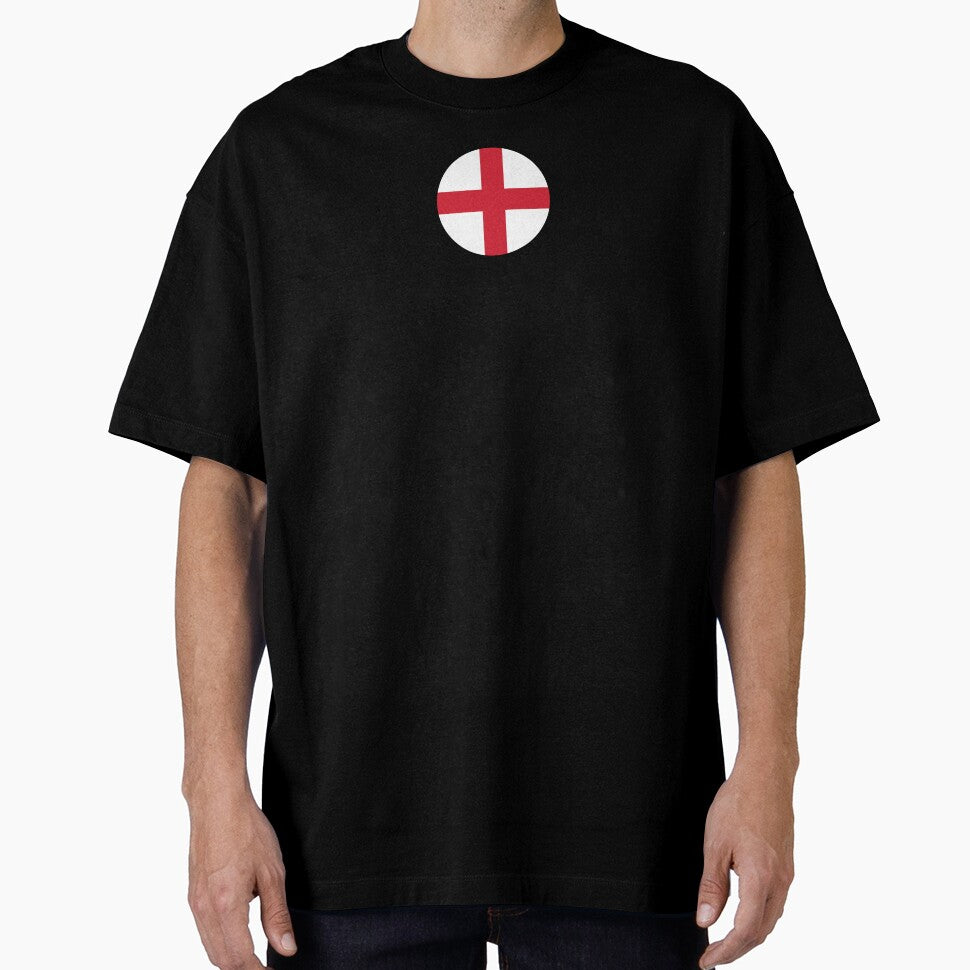 England Flag Roundel (On Red) by STUDIO-72