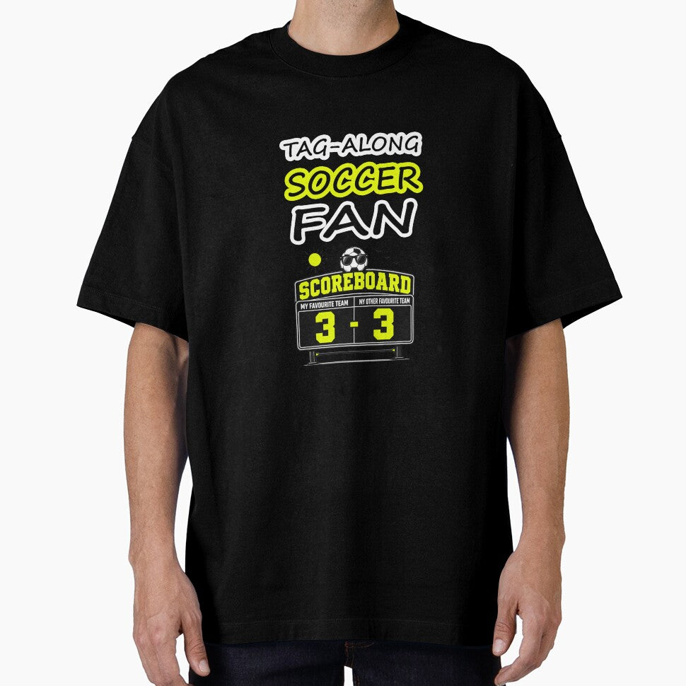 Tag-Along SOCCER FAN and Soccer Scoreboard Humor - Yellow by Beachy