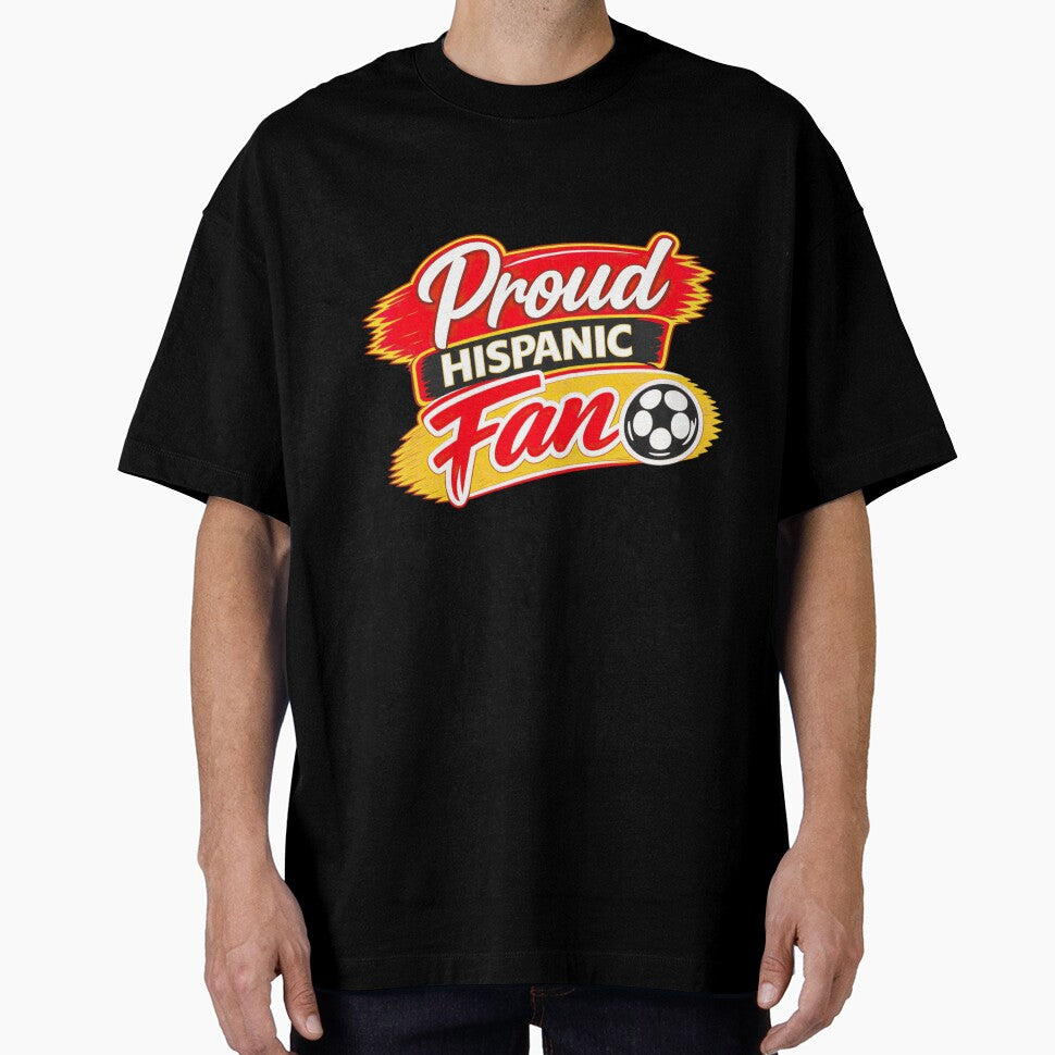 Proud Hispanic Fan Soccer Apparel Graphic by Sizzorize