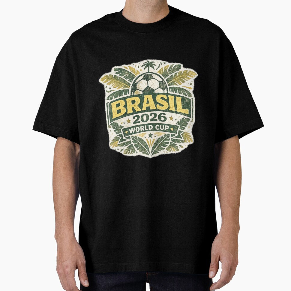 Brasil World Cup 2026 Vintage Football Fan Shirt by ArthUpscale