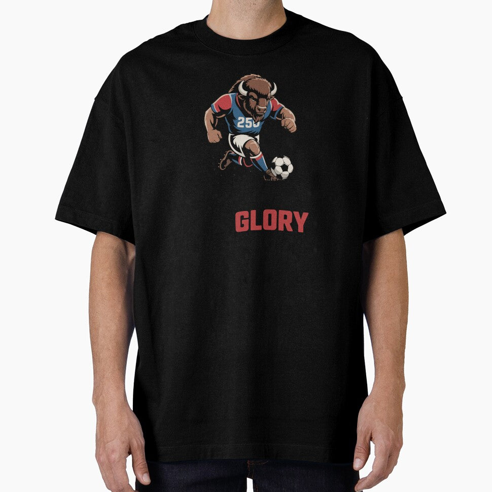 Buffalo Soccer Mascot Stampede To Glory 2026 USA 250 by PixelWaveBD