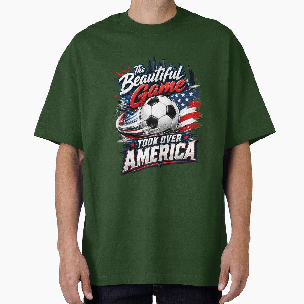 The Beautiful Game Took Over America Soccer Design by Stickers  Designer