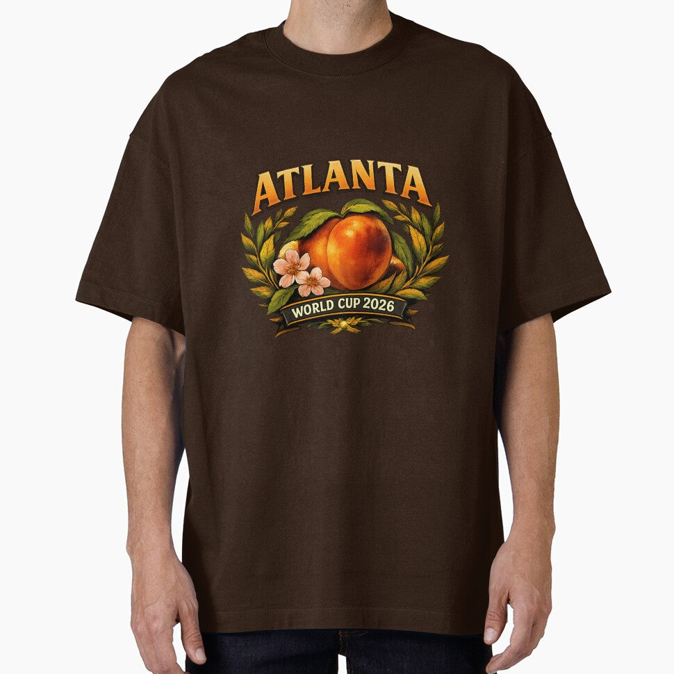 Atlanta 2026 World Cup Host City  — Georgia Peach Laurel Wreath by BrickByDream