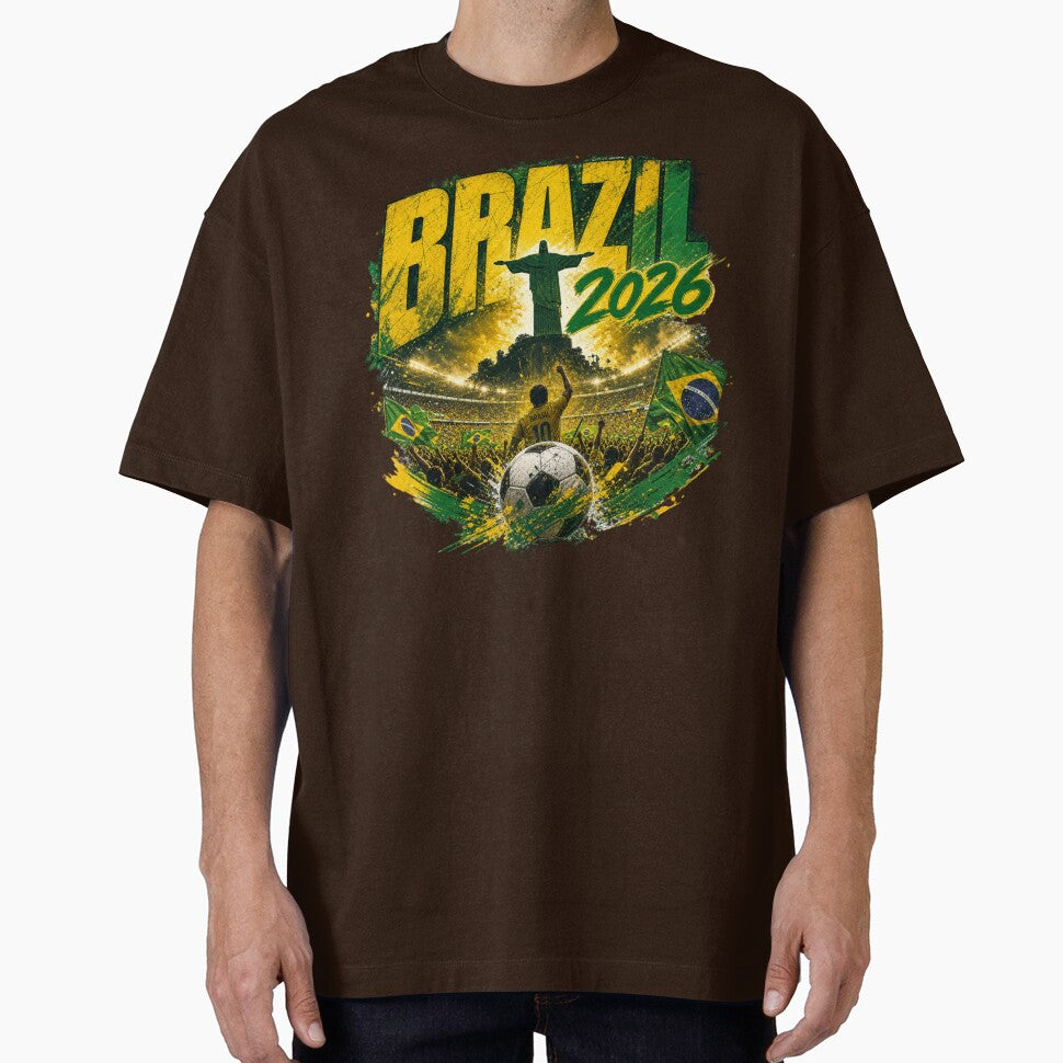 Brazil 2026 Football World Cup Glory | Seleção Fan Supporter Shirt by rushaib