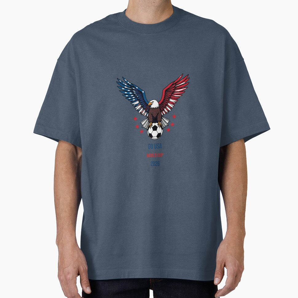 Go USA World Cup 2026 Soccer T-Shirt Home Nation Pride by FanNationTees
