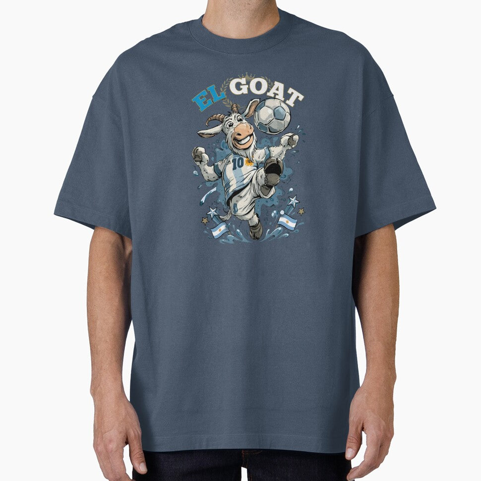 El GOAT Argentina Football Soccer Cartoon Sticker by digitalbob60