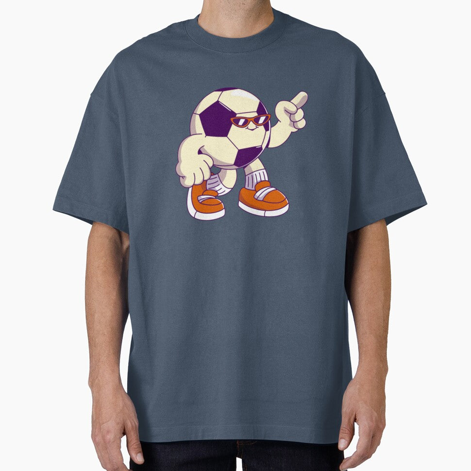 Cool Soccer Retro Cartoon Character by Spring Things