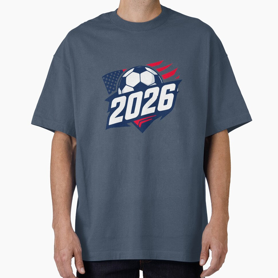 USA Soccer 2026 World Cup United States Football Flag by ArtDreamClub