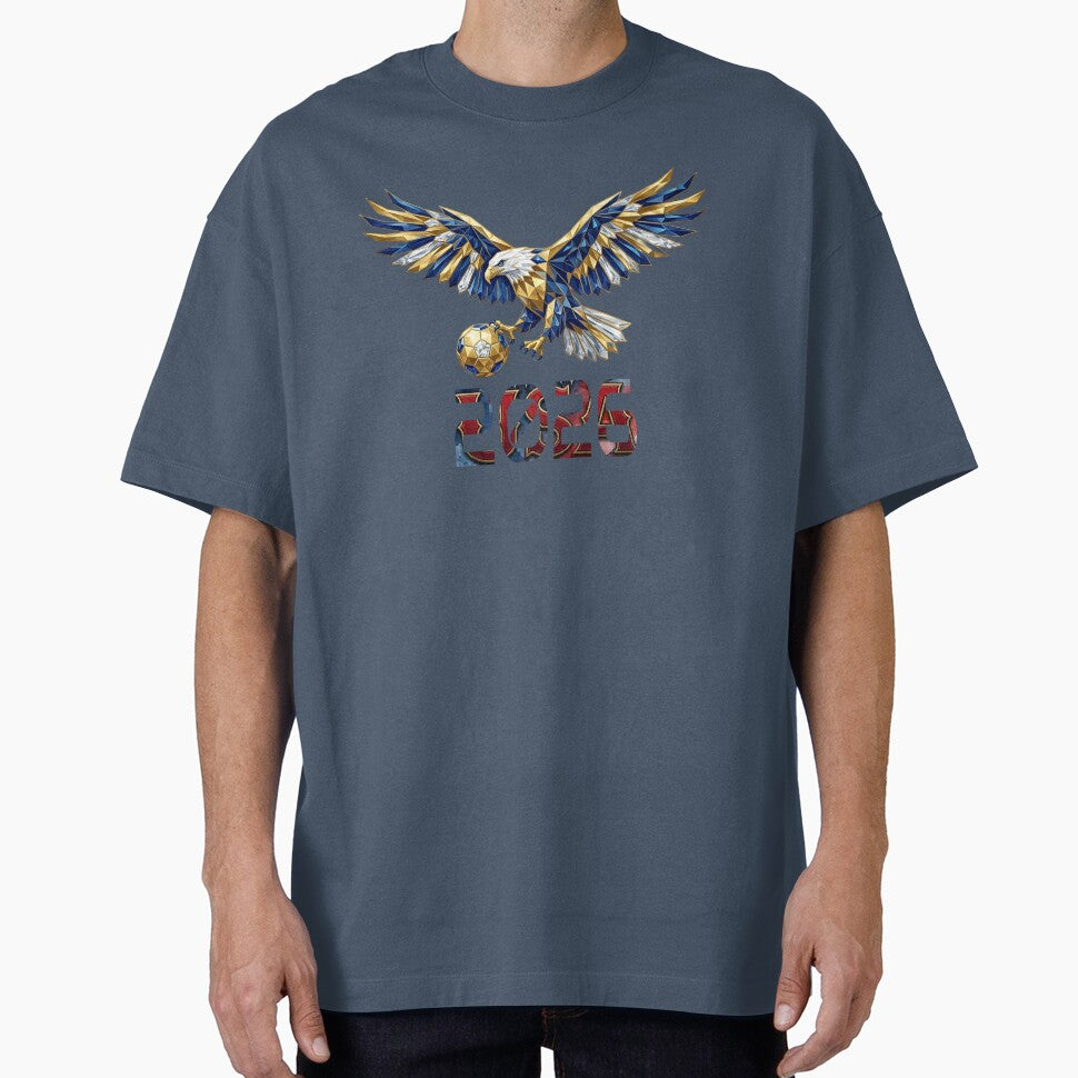 USA 2026 Soccer Eagle Geometric Football Fan Art by Lozarux