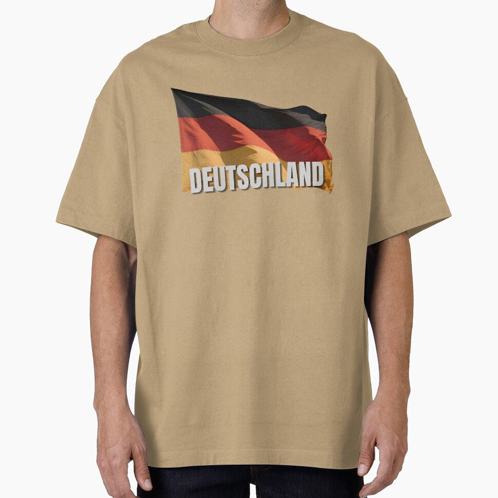 Deutschland Flag Waving Patriotic Design by RVJdesigns
