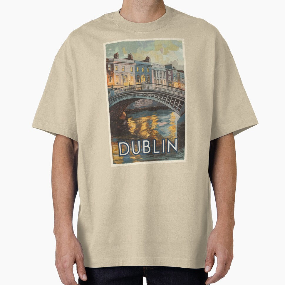Dublin Vintage Travel Poster by TravelerRat