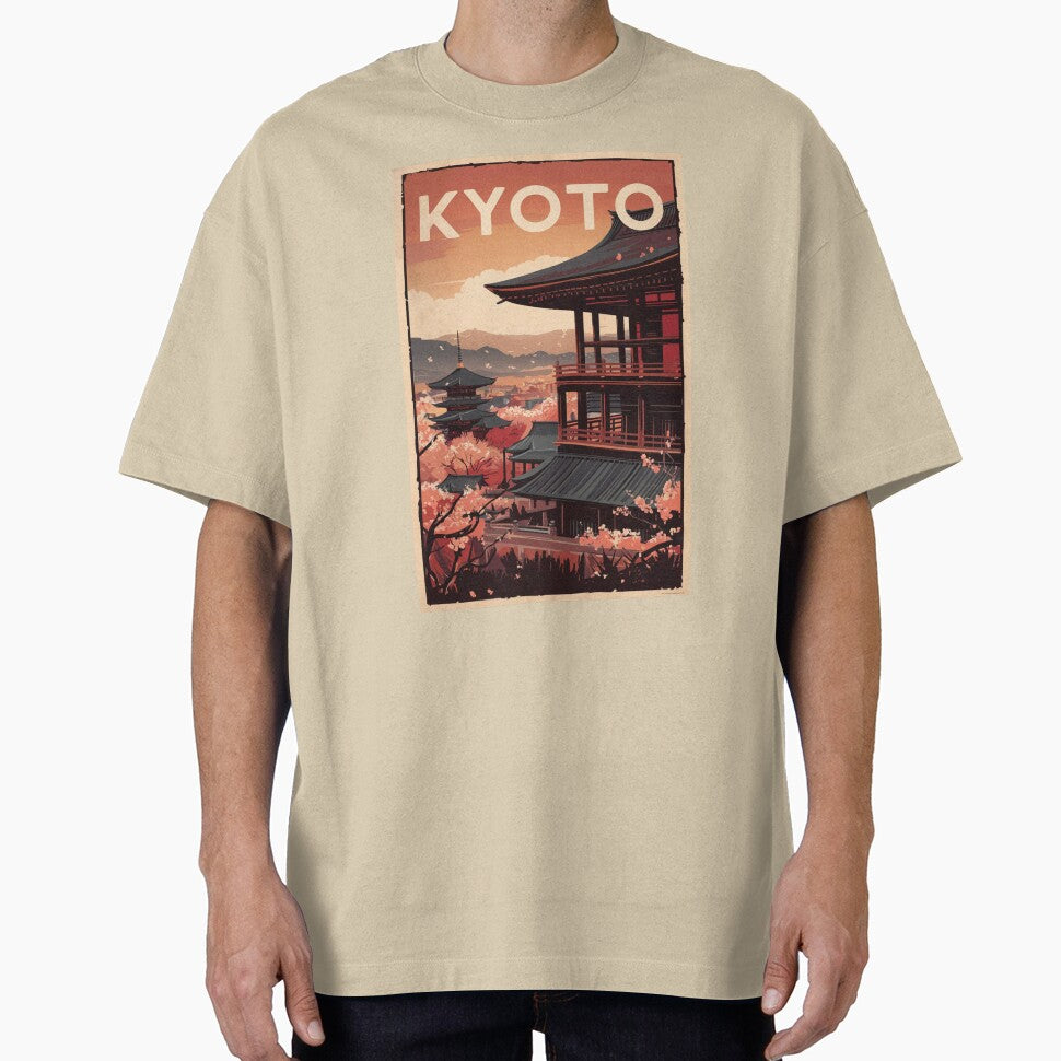 Kyoto Vintage Travel Poster by TravelerRat