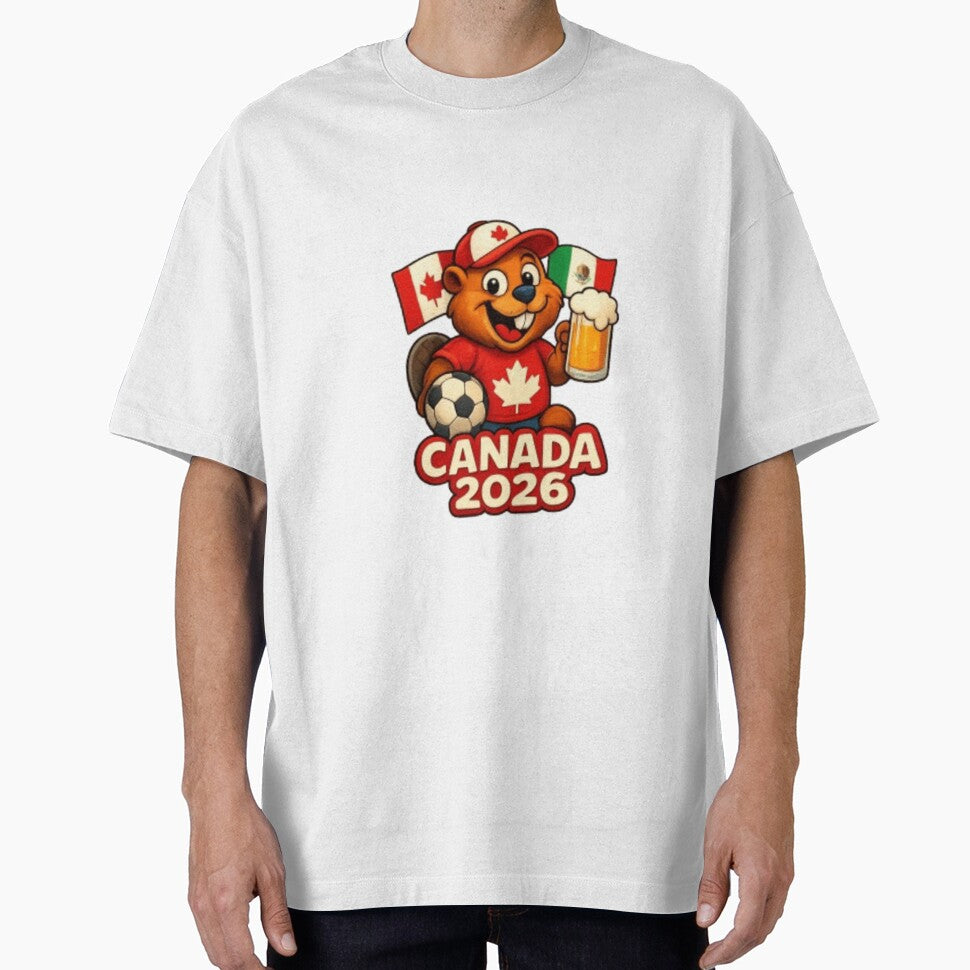 Canada 2026 Soccer Fan Beaver by Pixanova
