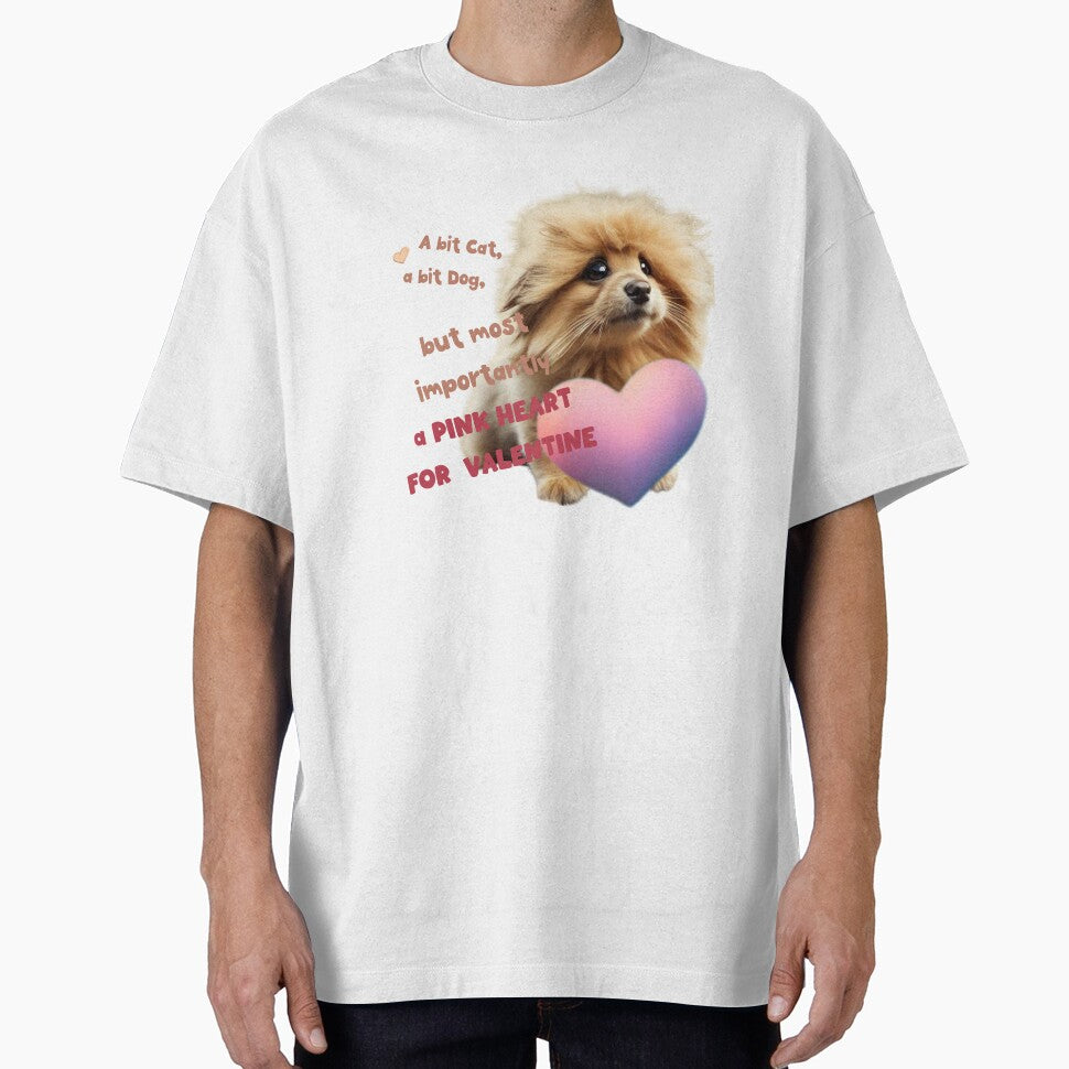 Pink Heart for Valentine Pink For Valentine Cat Pink Dog Funny Book Girly by MatthewViews