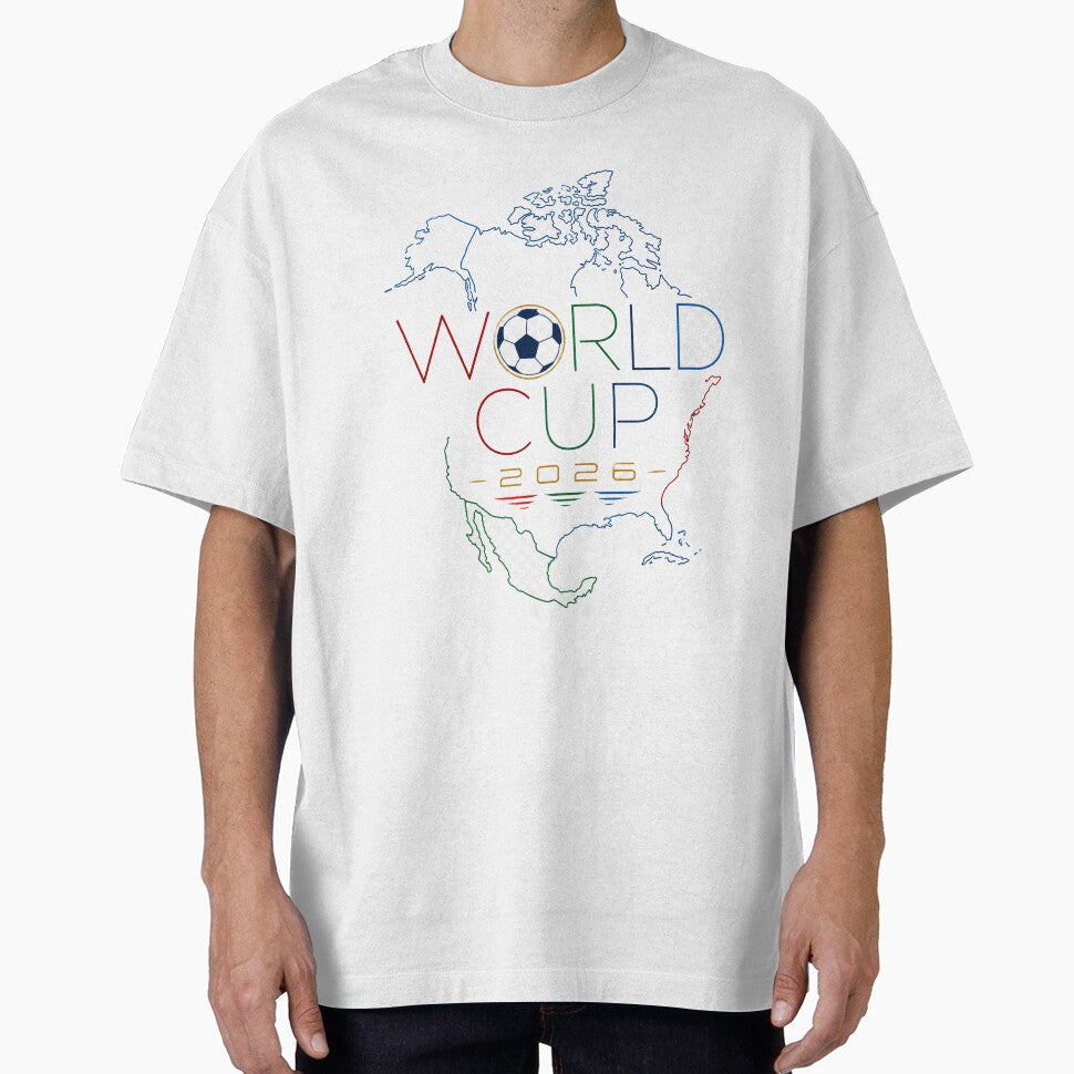 World Football 2026 North America Minimalist Soccer Design by GraphiteLab