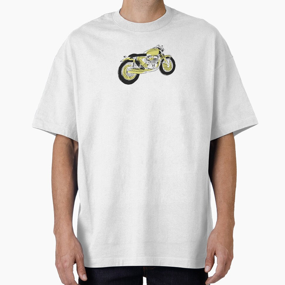 Motorbike yellow custom design minimalist by Tropical Blood