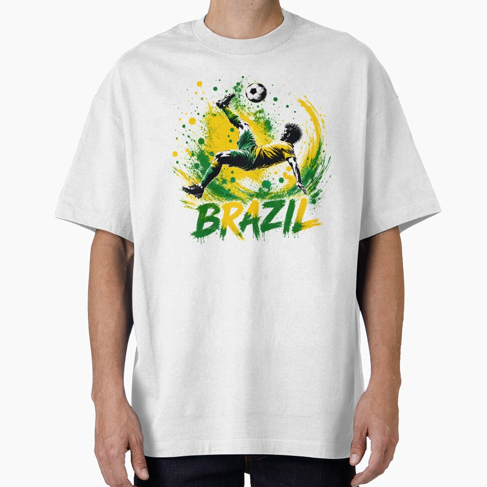 Seleção Spirit Soccer Shirt | Tropical Brazil Football Colors Tee | Fan Pride Gift by 3ac-Arts