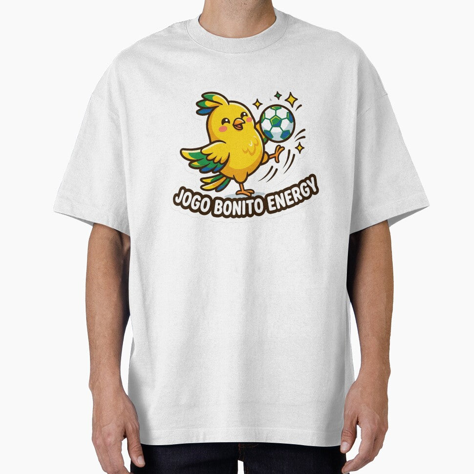 Jogo Bonito Energy Cute Brazilian Canary Football Soccer Sticker by Greemo03