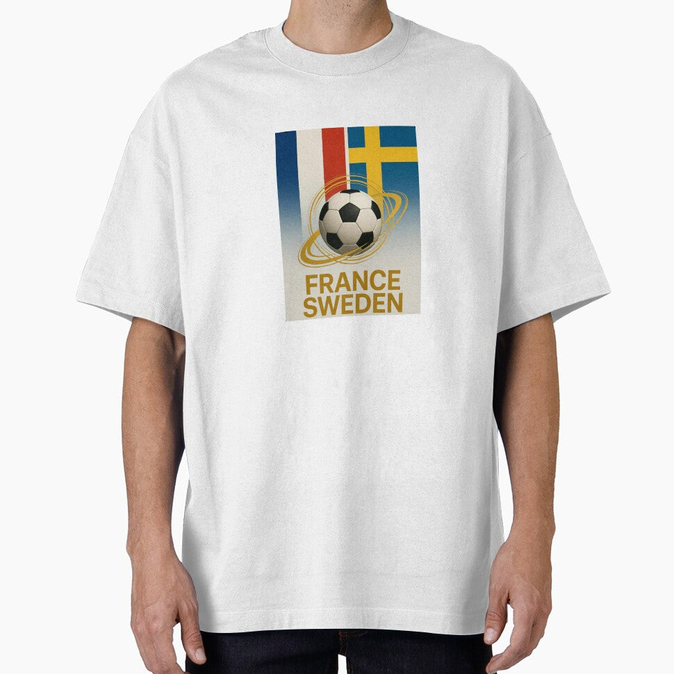 France vs Sweden Soccer 2026 | Football Match Poster by Nexus Space