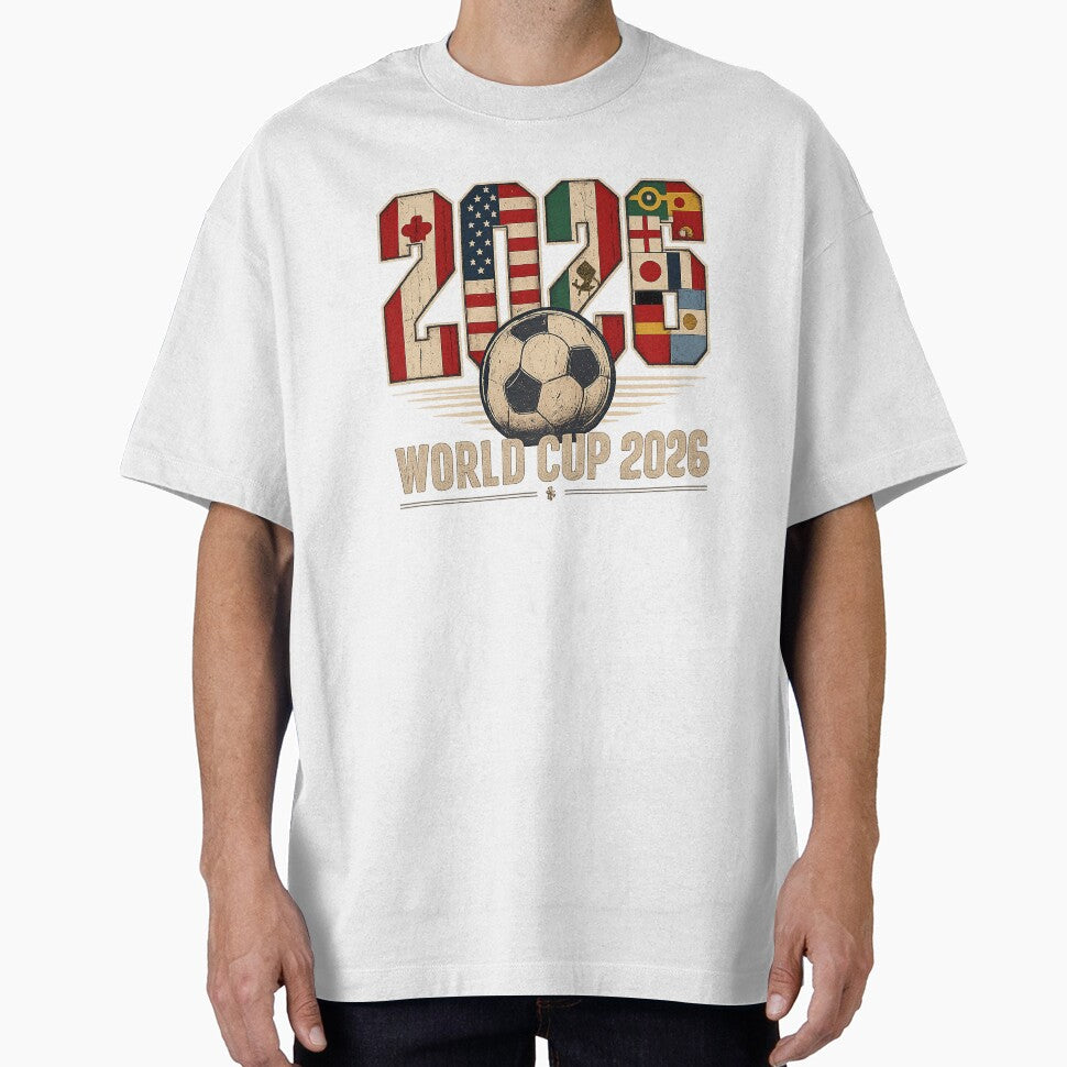 2026 World Cup Soccer Vintage Design, International Football Fan Graphic, Retro Championship Shirt by Bigohobi