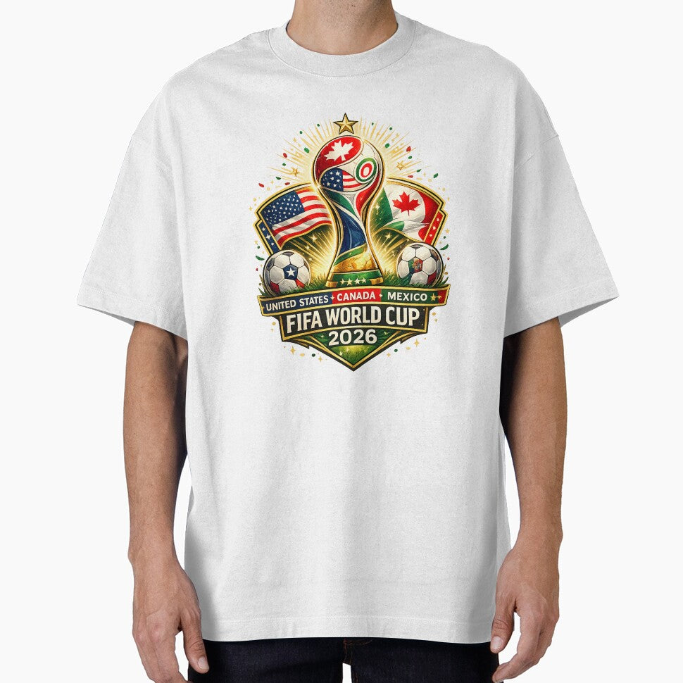 2026 Soccer Tournament USA Canada Mexico Trophy Design by CreativeNest Prints