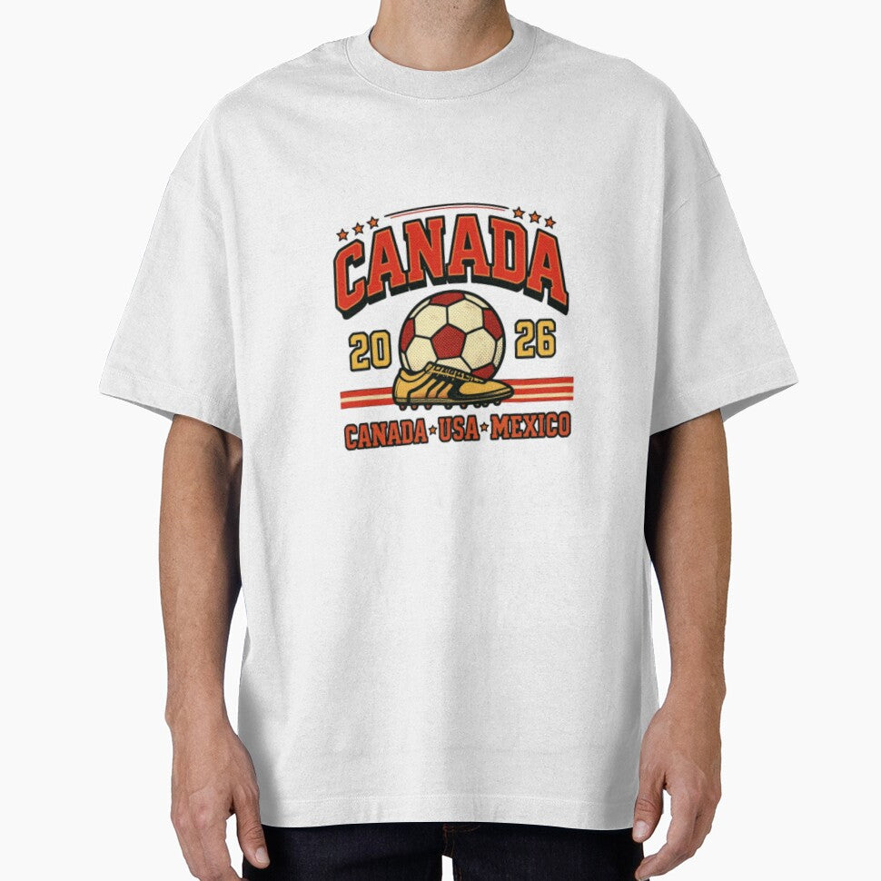World Cup 2026 USA Canada Mexico — Retro Soccer Tournament Illustration by HBDStudio