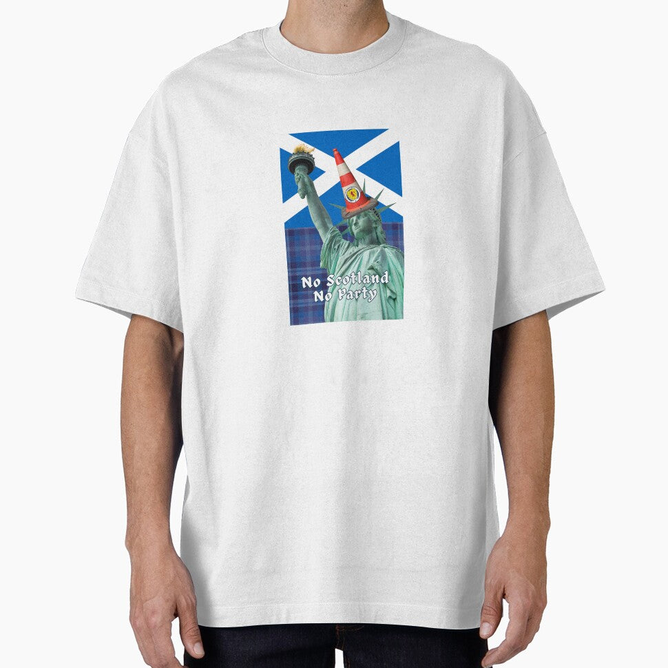 Titan Takeover Soccer No Scotland No Party Statue of Liberty Traffic Cone by No Scotland No Party - Titan Takeover