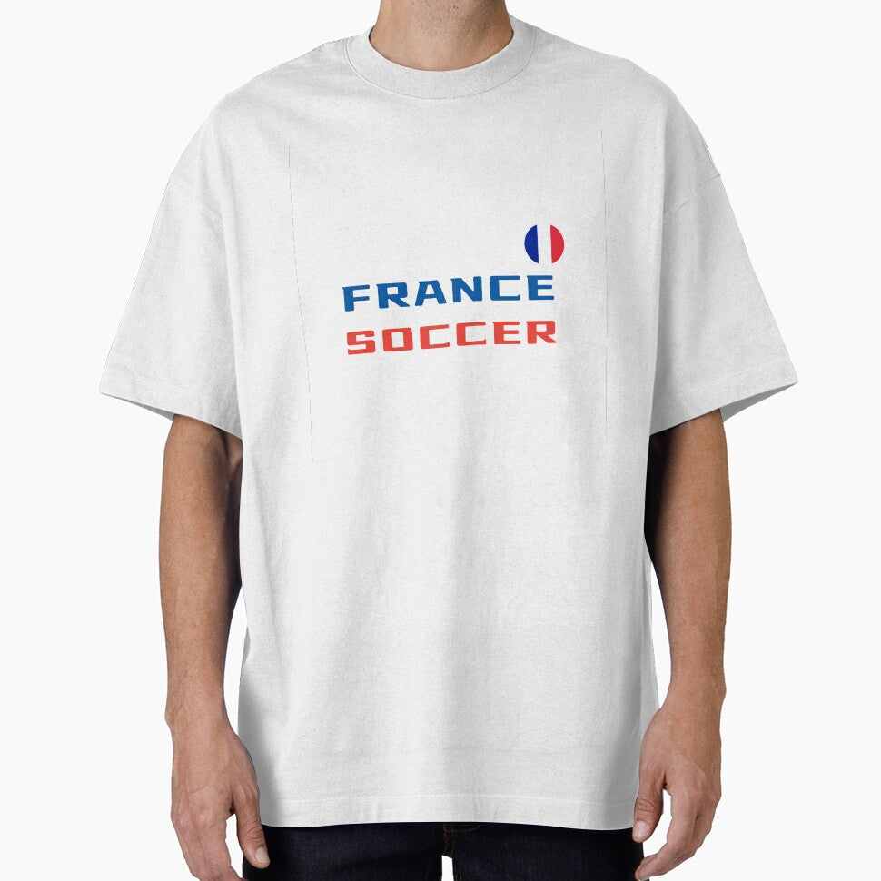 France Soccer T-Shirt with Flag – French Fan Tee | Uncle Jichuan by Uncle-Jichuan
