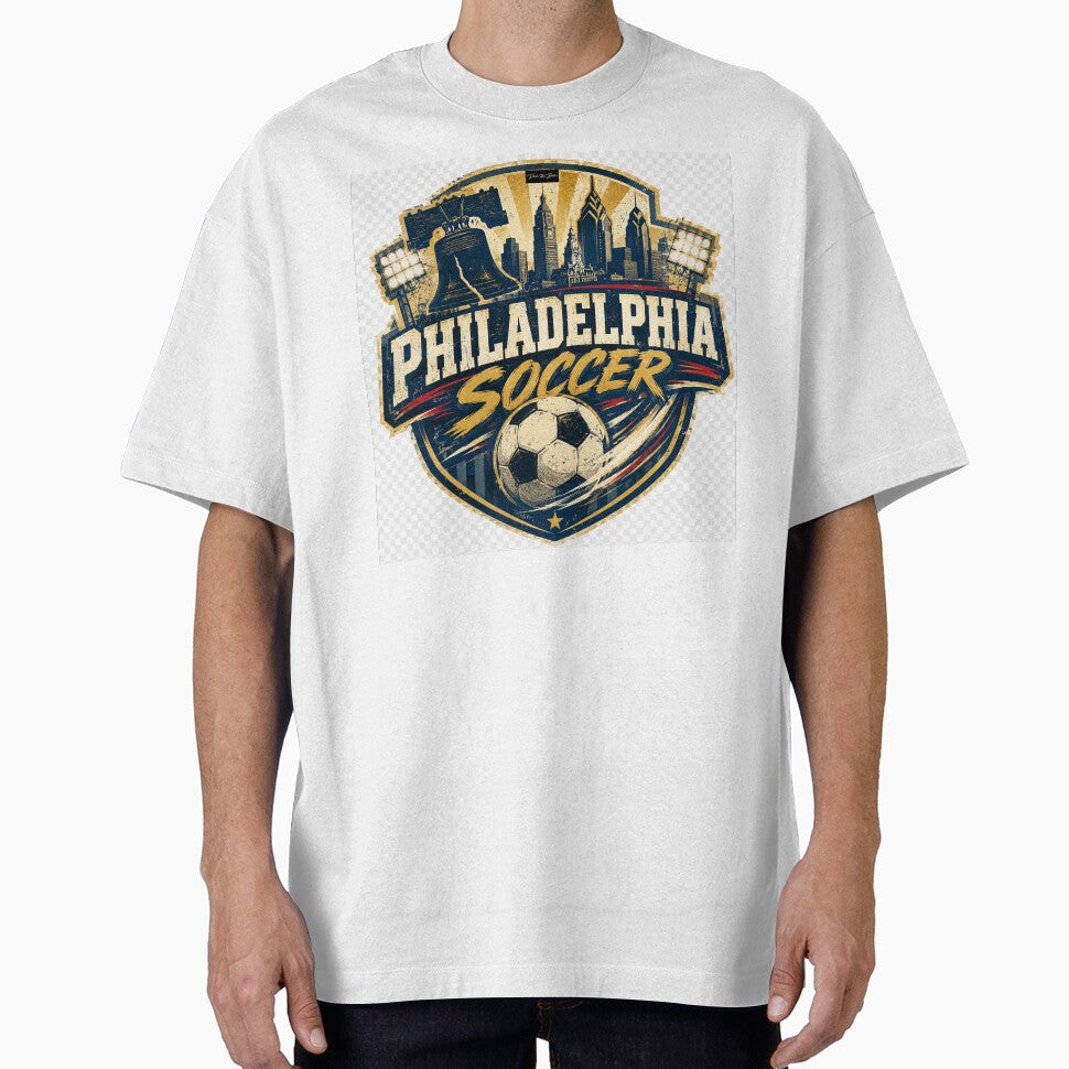 Philadelphia Soccer – Vintage Match Day Emblem Design by MySheetMusicArt
