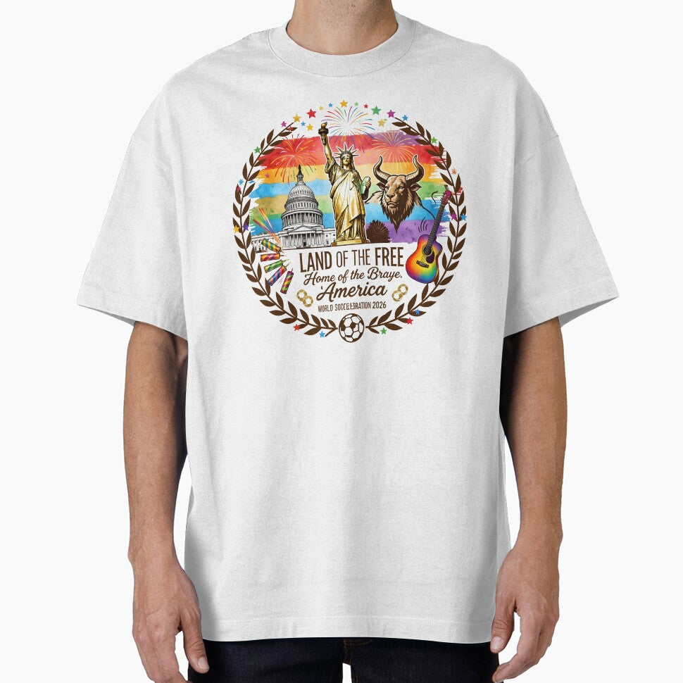 America 2026 Celebration - Patriotic Soccer and Heritage Emblem by SupernovaNote