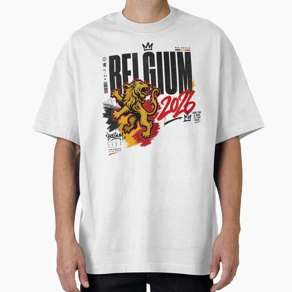 Belgium 2026 Football World Cup Glory | Red Devils Fan Supporter Shirt by rushaib