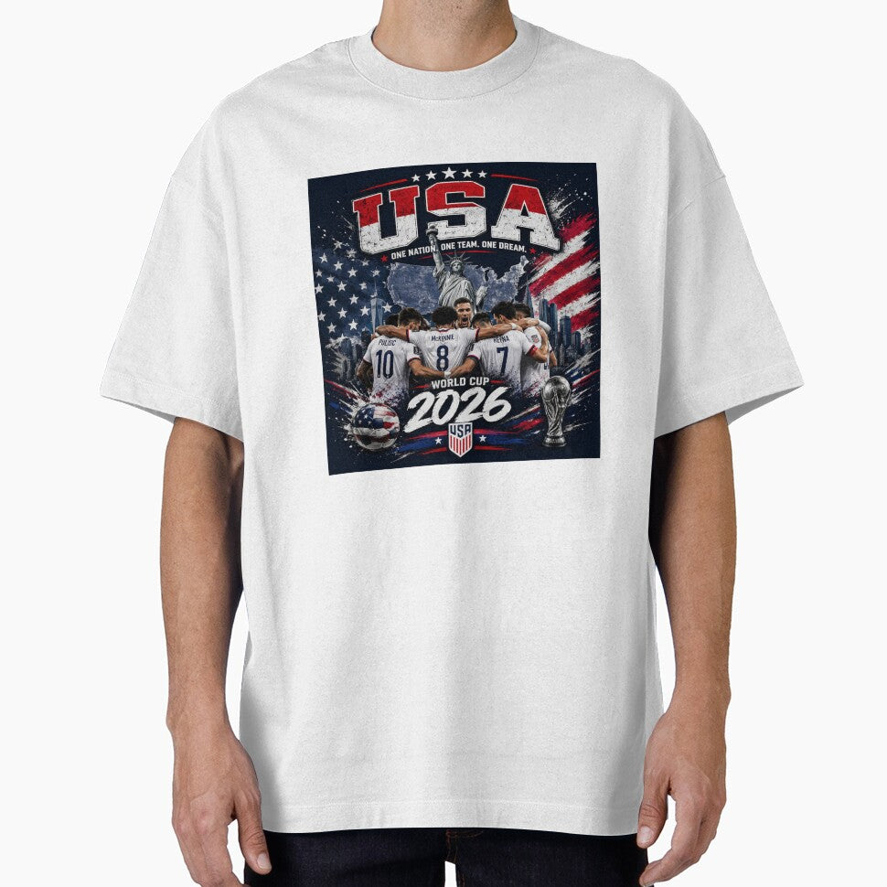 USA World Cup 2026 Inspired Football Fan Design | American Soccer Supporter Gift by MaaroufDesign