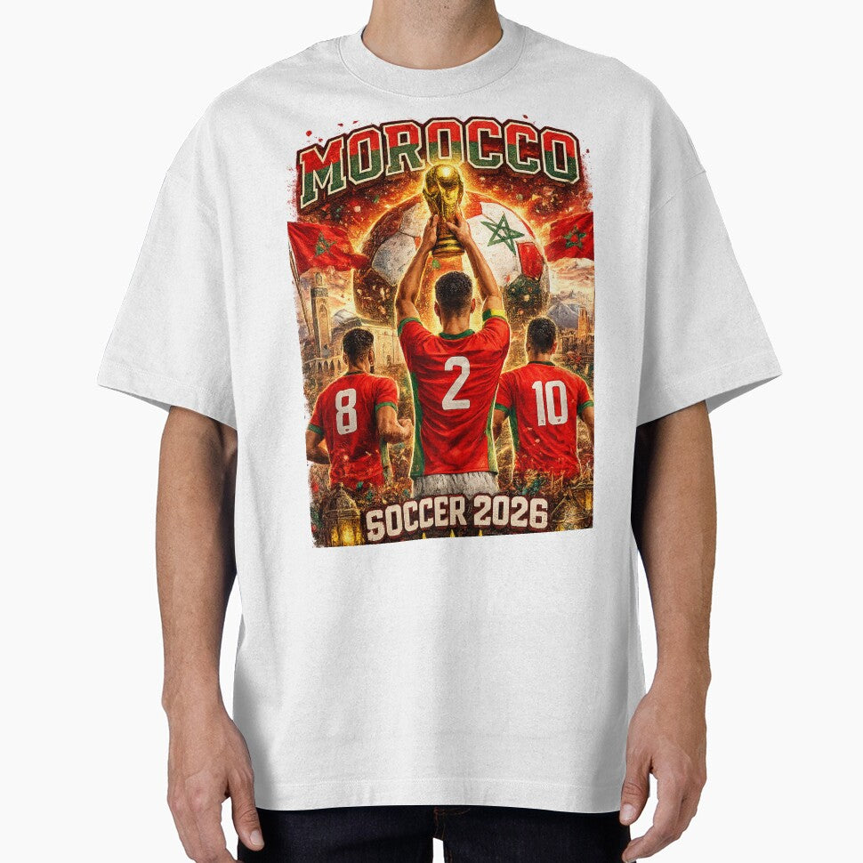 Morocco Soccer 2026 Shirt – Moroccan Football Fan Gift by UrbanPrintVibes