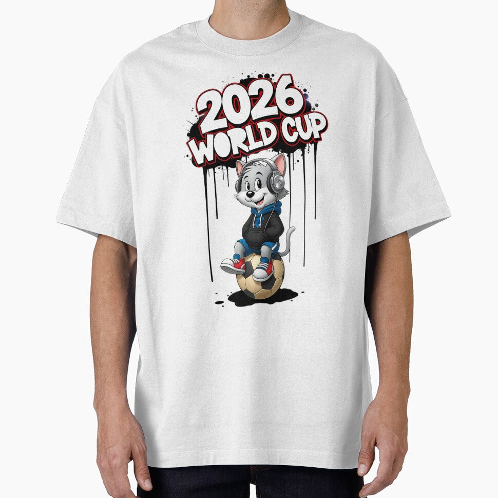 2026 World Cup Cat Streetwear by PixelStyle Studio