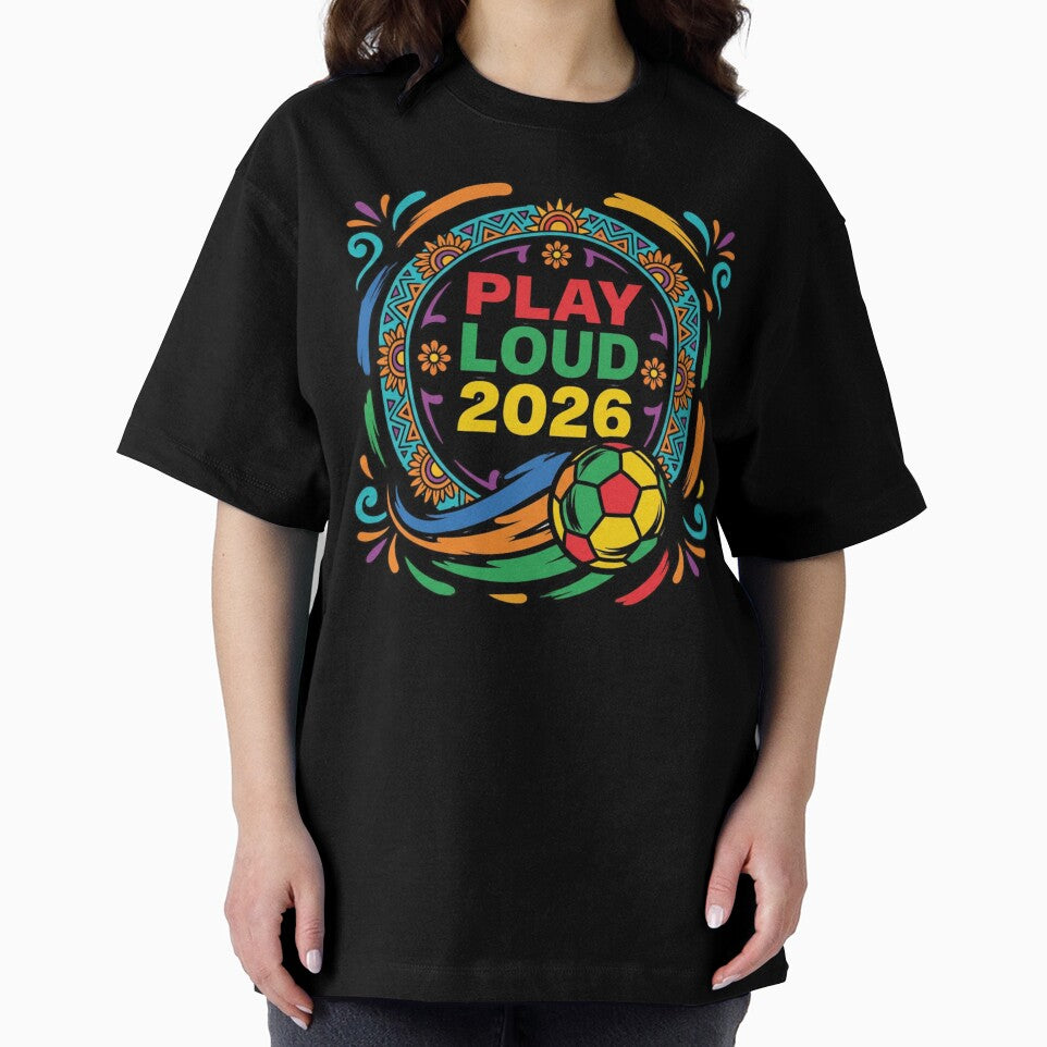 Play Loud 2026 Mexico Soccer Fiesta - Mexican Football Fan Art by aga4kids